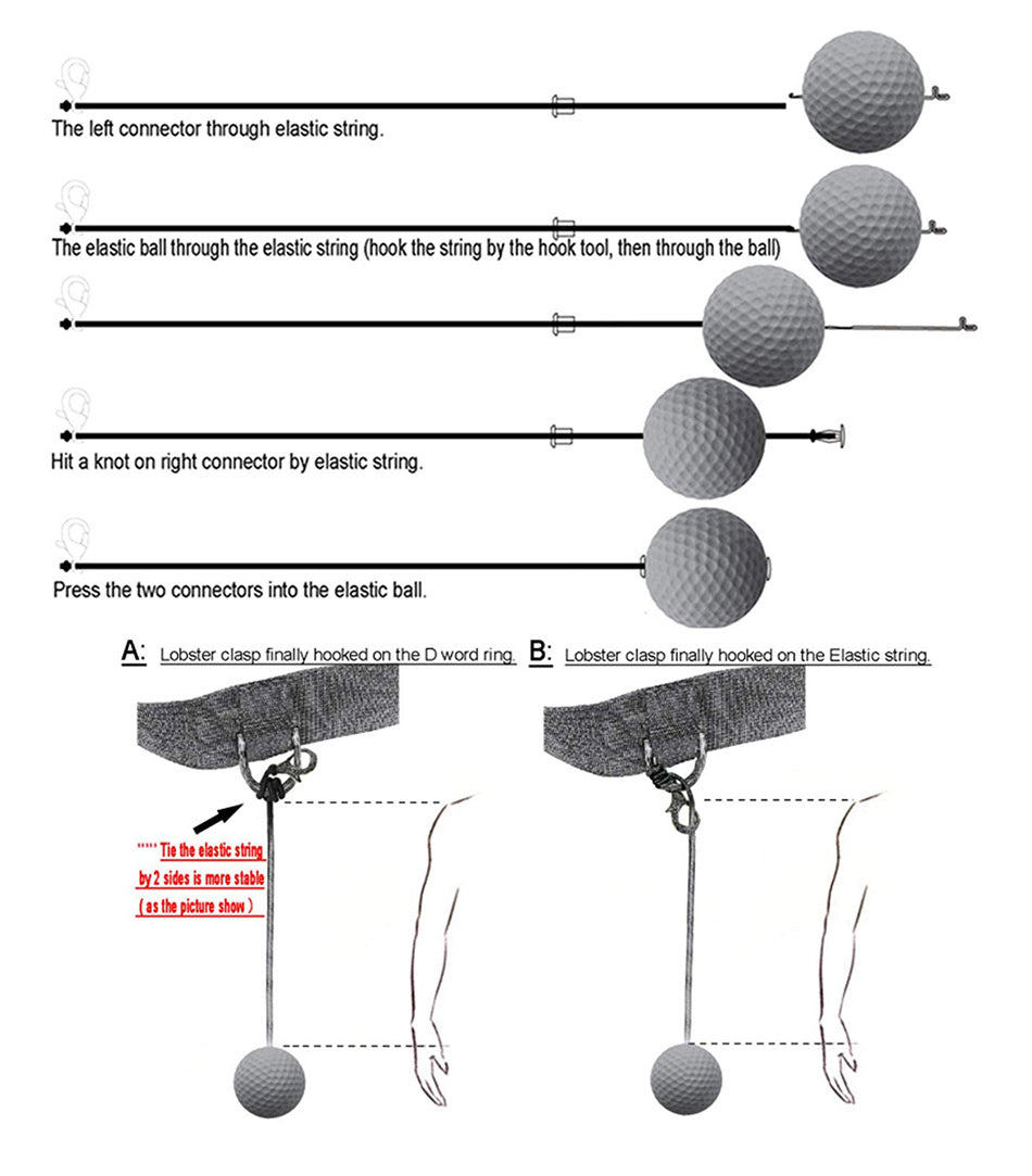 Boxing riflex ball